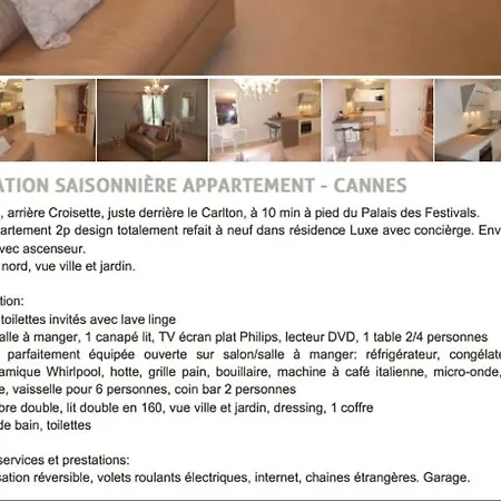 Carlton Riviera Apartment Cannes Exterior foto